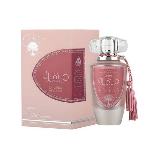 LATTAFA MOHRA SILKY ROSE 100ML - Doria Perfumes Qatar
