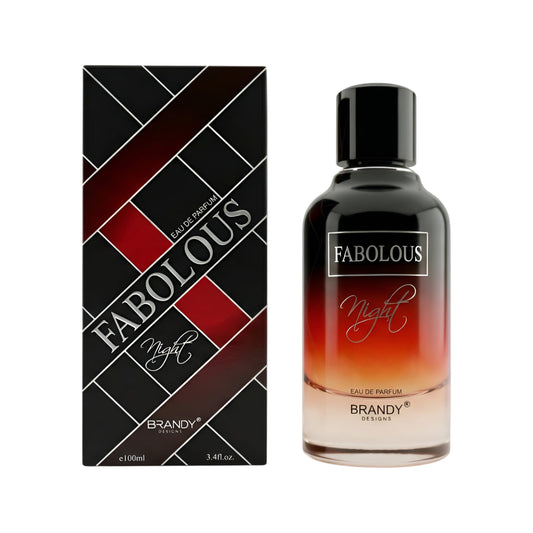 BRANDY FABOLOUS NIGHT bottle and box details by Brandy | تفاصيل زجاجة وعبوة BRANDY FABOLOUS NIGHT من براندي