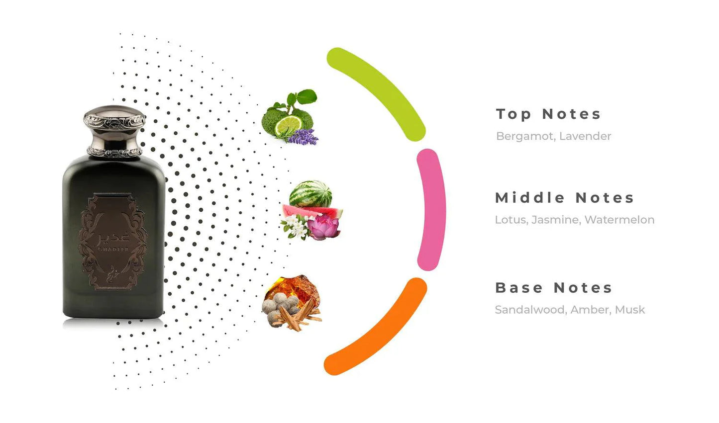 KHADLAJ GHADEER SILVER 100 ML FOR UNISEX