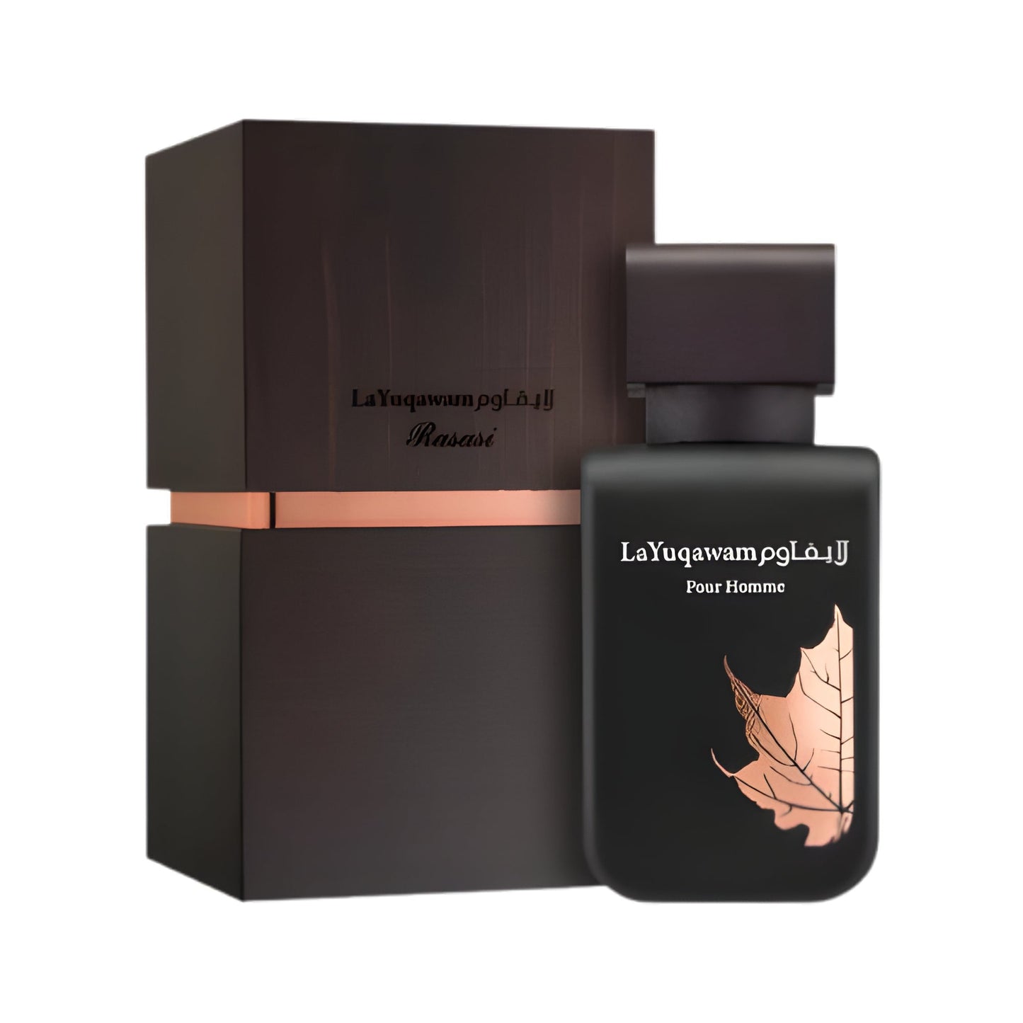 RASASI LA YUQAWAM POUR HOMME bottle and box details by Rasasi | تفاصيل زجاجة وعبوة RASASI LA YUQAWAM POUR HOMME من الرصاصي