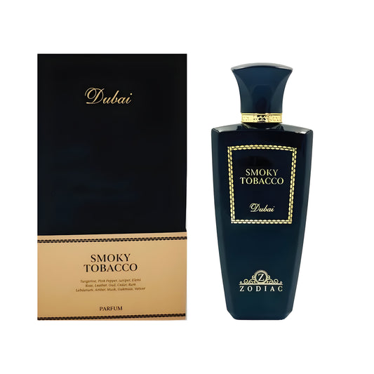 ZODIAC SMOKY TOBACCO bottle and box details by Zodiac | تفاصيل زجاجة وعبوة ZODIAC SMOKY TOBACCO من زودياك