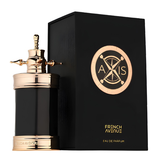 FRENCH AVENUE AXIS bottle and box details by French Avenue | تفاصيل زجاجة وعبوة FRENCH AVENUE AXIS من فرنش أفينيو