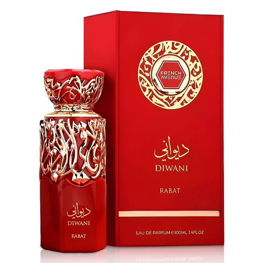 FRENCH AVENUE DIWANI RABAT bottle and box details by French Avenue | تفاصيل زجاجة وعبوة FRENCH AVENUE DIWANI RABAT من فرنش أفينيو