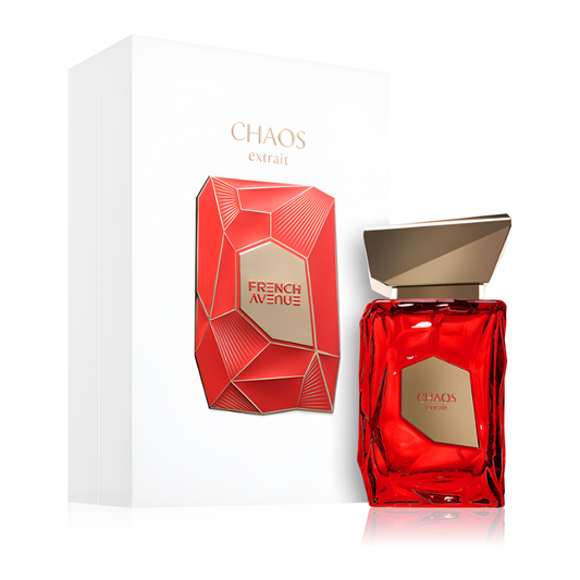 FRENCH AVENUE CHAOS bottle and box details by French Avenue | تفاصيل زجاجة وعبوة FRENCH AVENUE CHAOS من فرنش أفينيو