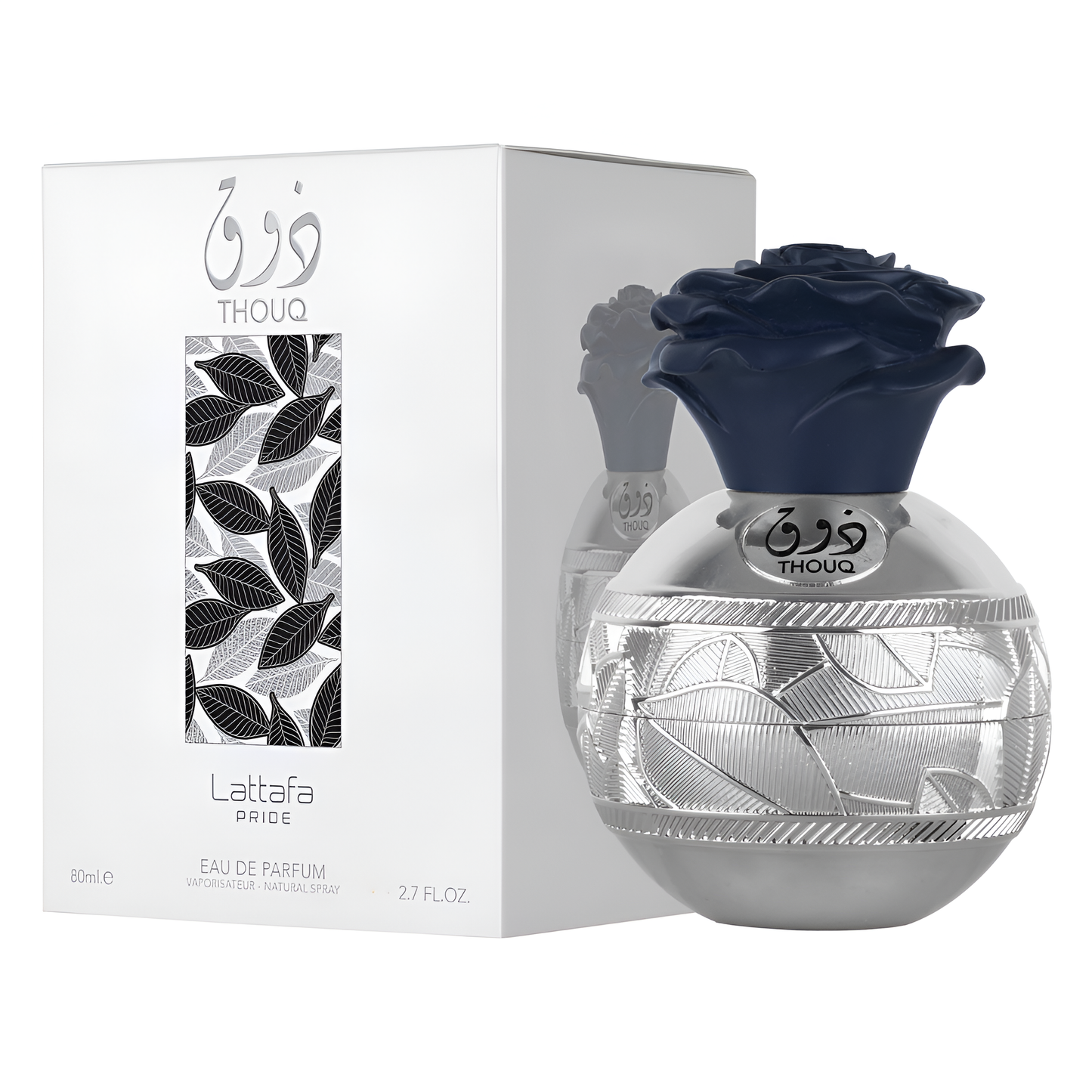 LATTAFA THOUQ bottle and box details by Lattafa | تفاصيل زجاجة وعبوة LATTAFA THOUQ من لطافة