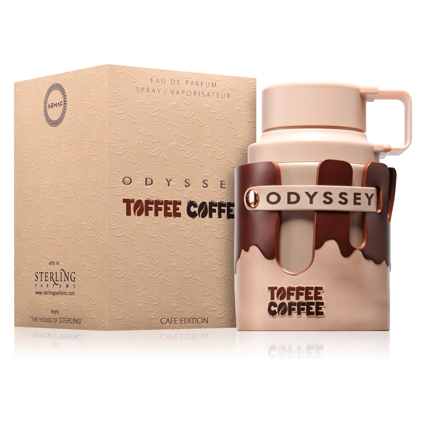 ARMAF ODYSSEY TOFFEE COFFEE bottle and box details by Armaf | تفاصيل زجاجة وعبوة ARMAF ODYSSEY TOFFEE COFFEE من أرماف