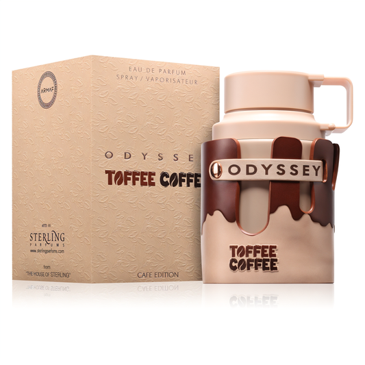ARMAF ODYSSEY TOFFEE COFFEE bottle and box details by Armaf | تفاصيل زجاجة وعبوة ARMAF ODYSSEY TOFFEE COFFEE من أرماف