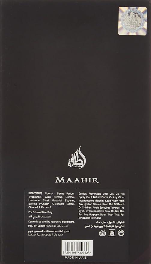 LATTAFA MAAHIR BLACK EDITION 100ML