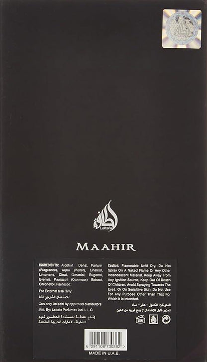 LATTAFA MAAHIR BLACK EDITION 100ML