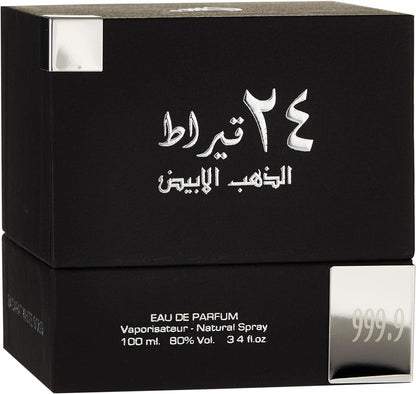 لطافة ٢٤ قيراط الذهب الأبيض ١٠٠ مل