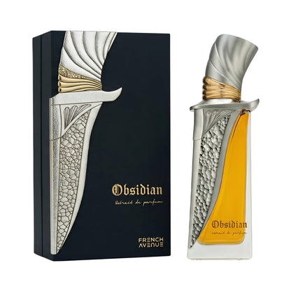 FRENCH AVENUE OBSIDIAN bottle and box details by French Avenue | تفاصيل زجاجة وعبوة FRENCH AVENUE OBSIDIAN من فرنش أفينيو