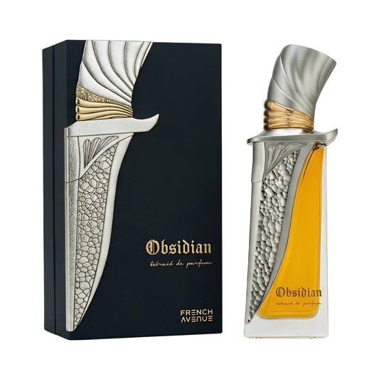FRENCH AVENUE OBSIDIAN bottle and box details by French Avenue | تفاصيل زجاجة وعبوة FRENCH AVENUE OBSIDIAN من فرنش أفينيو