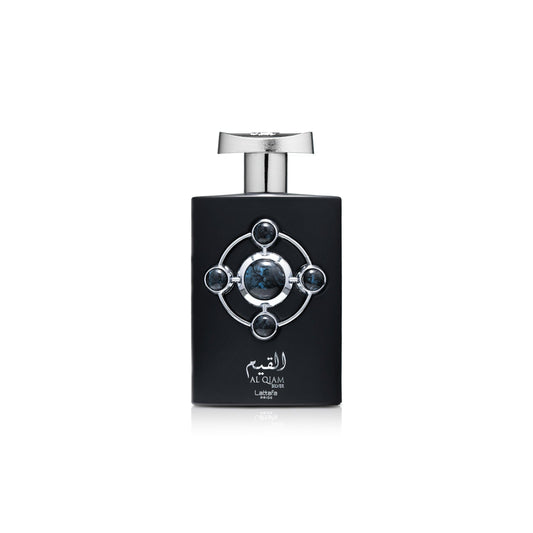 Lattafa AL QIAM SILVER 100 ML bottle — unisex woody aromatic fragrance