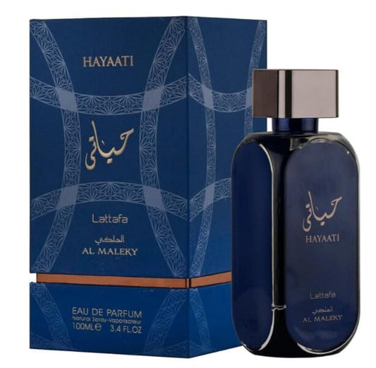 Lattafa HAYAATI AL MALEKY 100 ML 100 ML bottle — men's woody aromatic fragrance