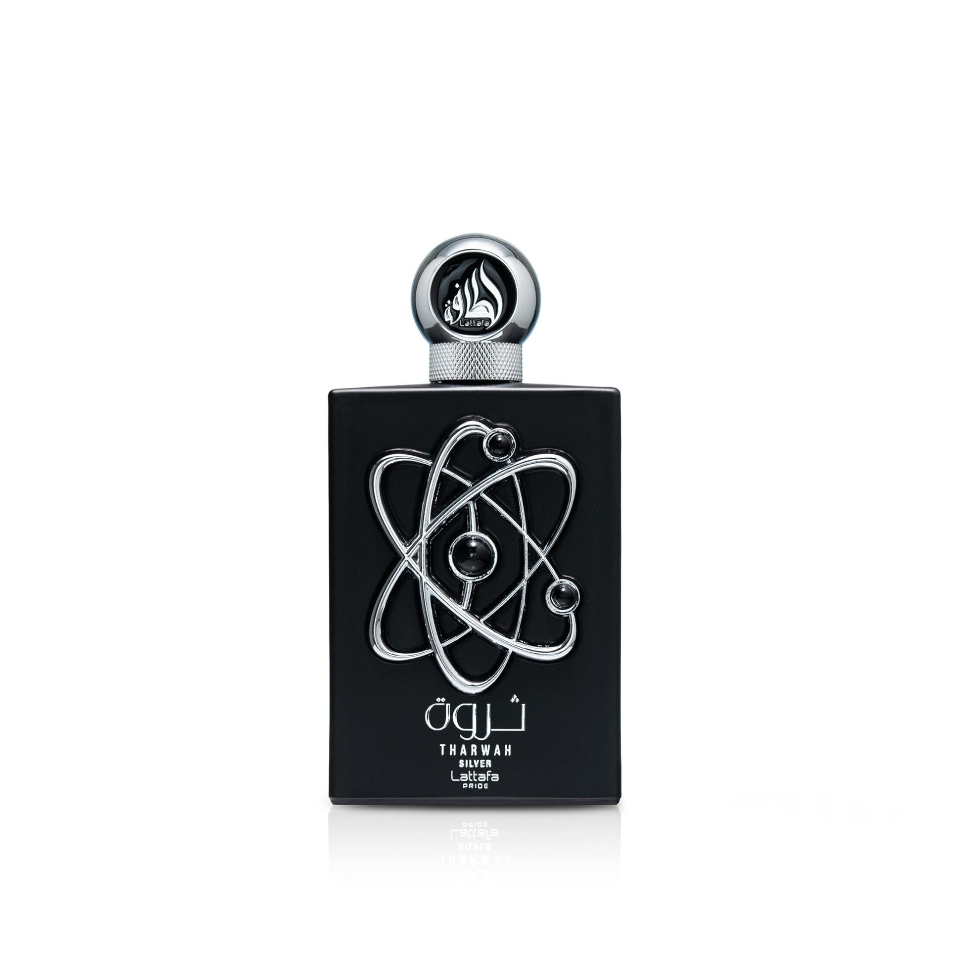 Lattafa THARWAH SILVER 100 ML bottle — men's aromatic fresh fragrance