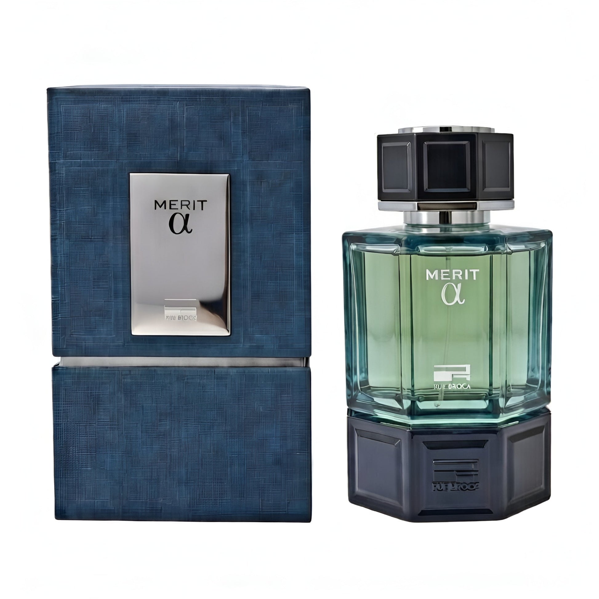 MERIT ALPHA bottle and box details by Merit | تفاصيل زجاجة وعبوة MERIT ALPHA من ميريت
