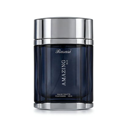 RASASI AMAZING BLUE by Rasasi original unisex perfume in Qatar | عطر للجنسين RASASI AMAZING BLUE الأصلي من الرصاصي في قطر