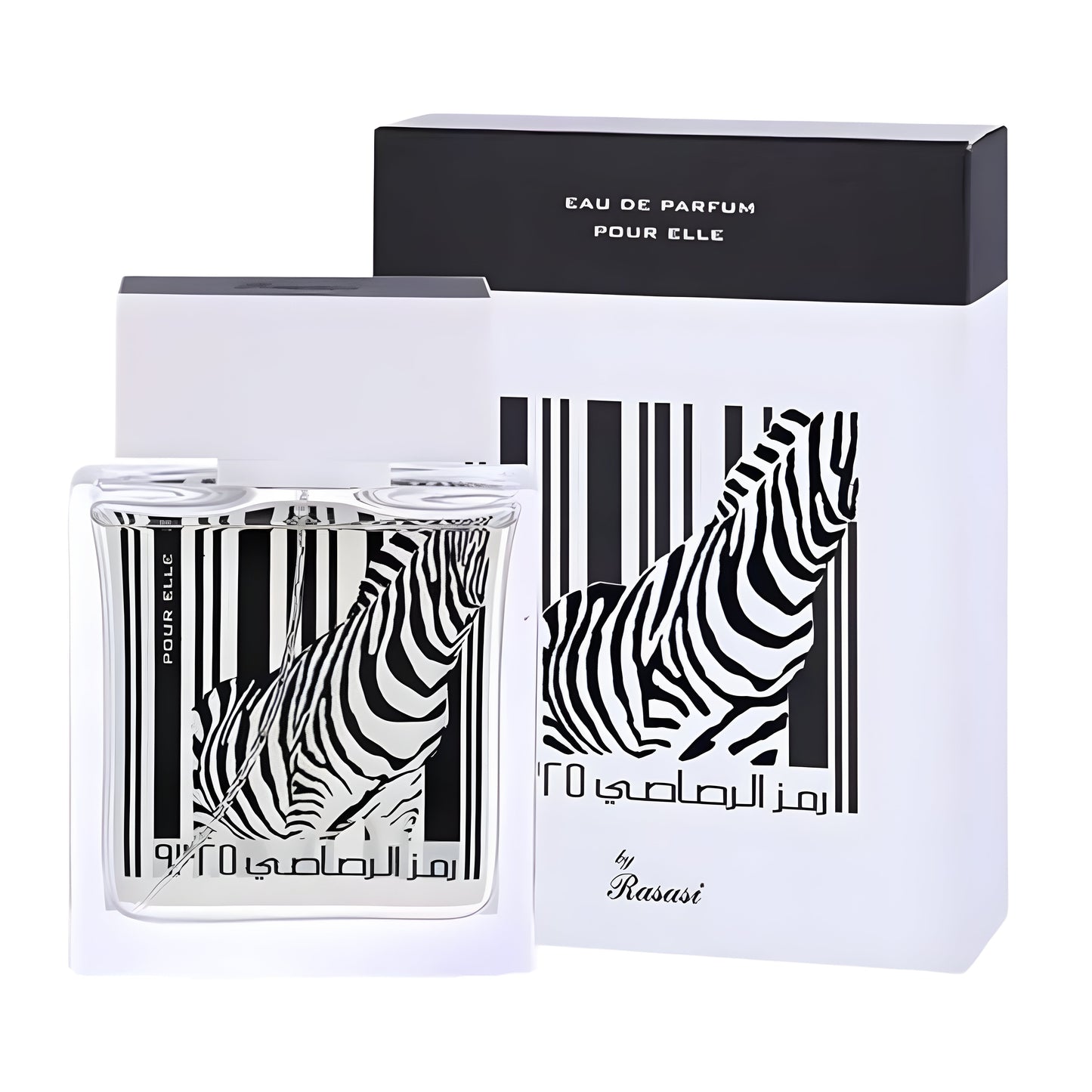 RASASI WOMEN'S POUR ELLE bottle and box details by Rasasi | تفاصيل زجاجة وعبوة RASASI WOMEN'S POUR ELLE من الرصاصي