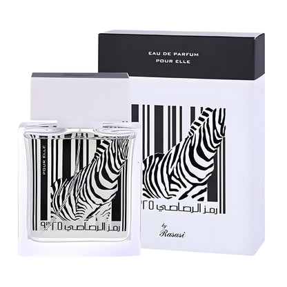 RASASI WOMEN'S POUR ELLE bottle and box details by Rasasi | تفاصيل زجاجة وعبوة RASASI WOMEN'S POUR ELLE من الرصاصي