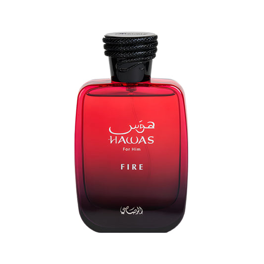 RASASI HAWAS FIRE by Rasasi original unisex perfume in Qatar | عطر للجنسين RASASI HAWAS FIRE الأصلي من الرصاصي في قطر