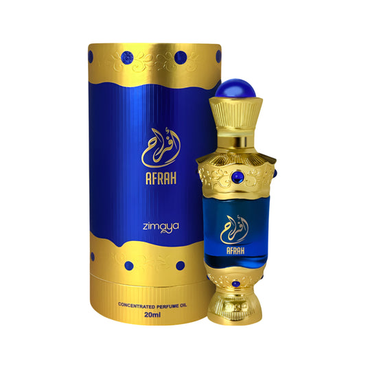Zimaya Afrah concentrated perfume oil bottle