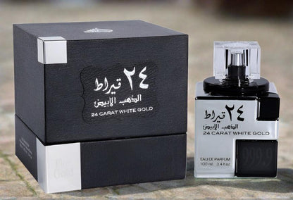 لطافة ٢٤ قيراط الذهب الأبيض ١٠٠ مل