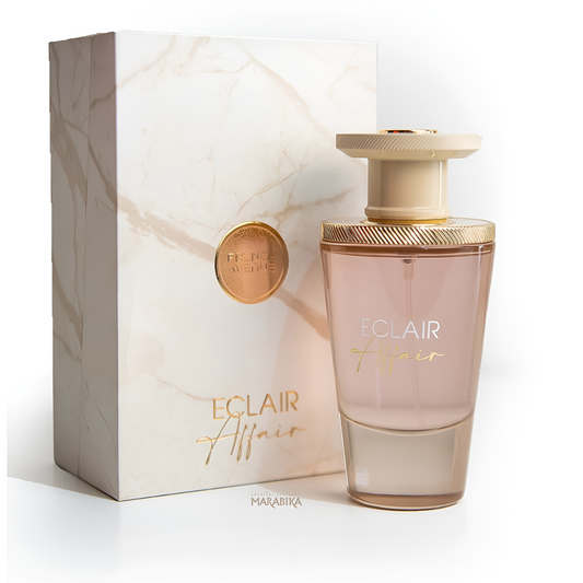 FRENCH AVENUE ECLAIR AFFAIR bottle and box details by French Avenue | تفاصيل زجاجة وعبوة FRENCH AVENUE ECLAIR AFFAIR من فرنش أفينيو