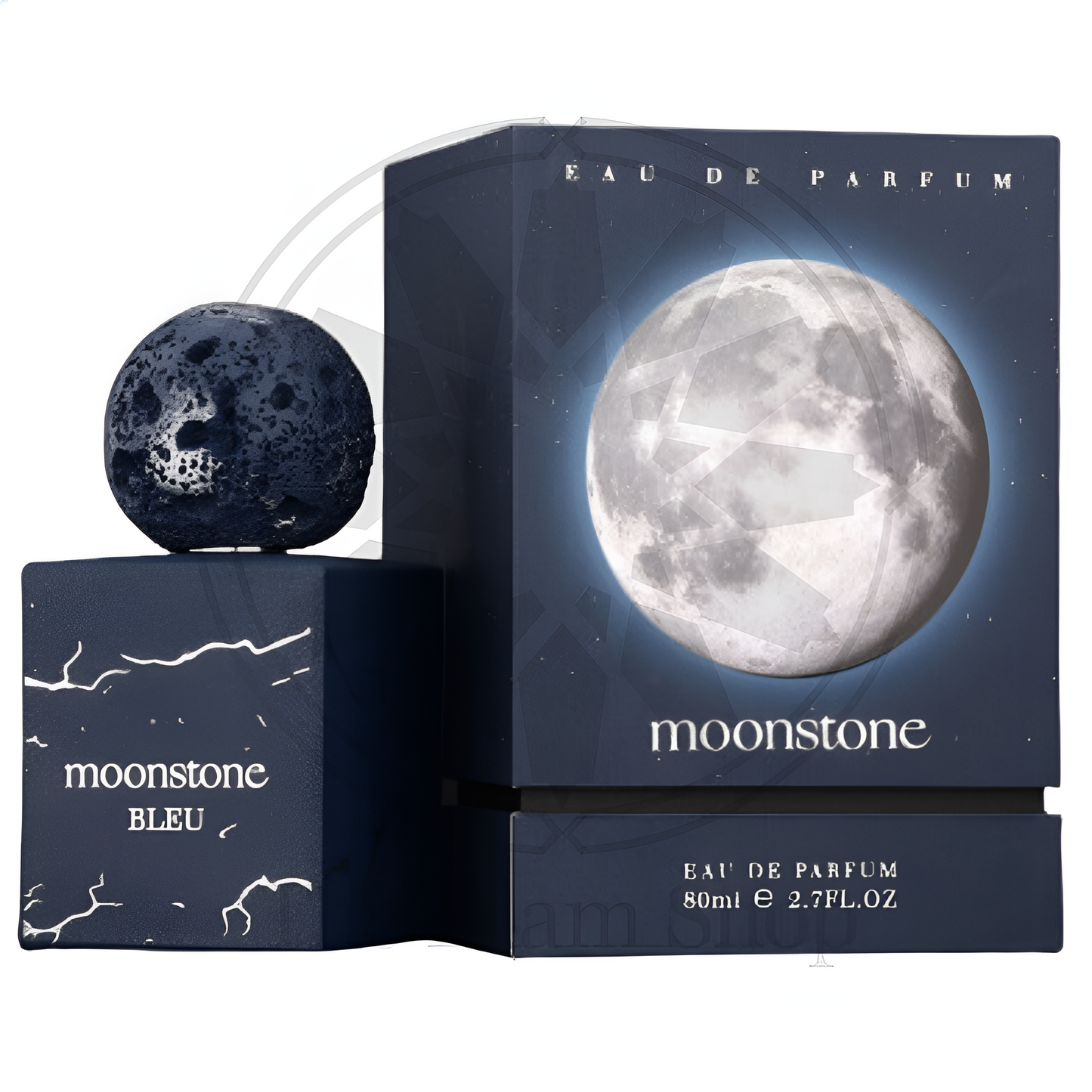 FRENCH AVENUE MOONSTONE BLEU bottle and box details by French Avenue | تفاصيل زجاجة وعبوة FRENCH AVENUE MOONSTONE BLEU من فرنش أفينيو