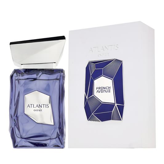 FRENCH AVENUE ATLANTIS bottle and box details by French Avenue | تفاصيل زجاجة وعبوة FRENCH AVENUE ATLANTIS من فرنش أفينيو