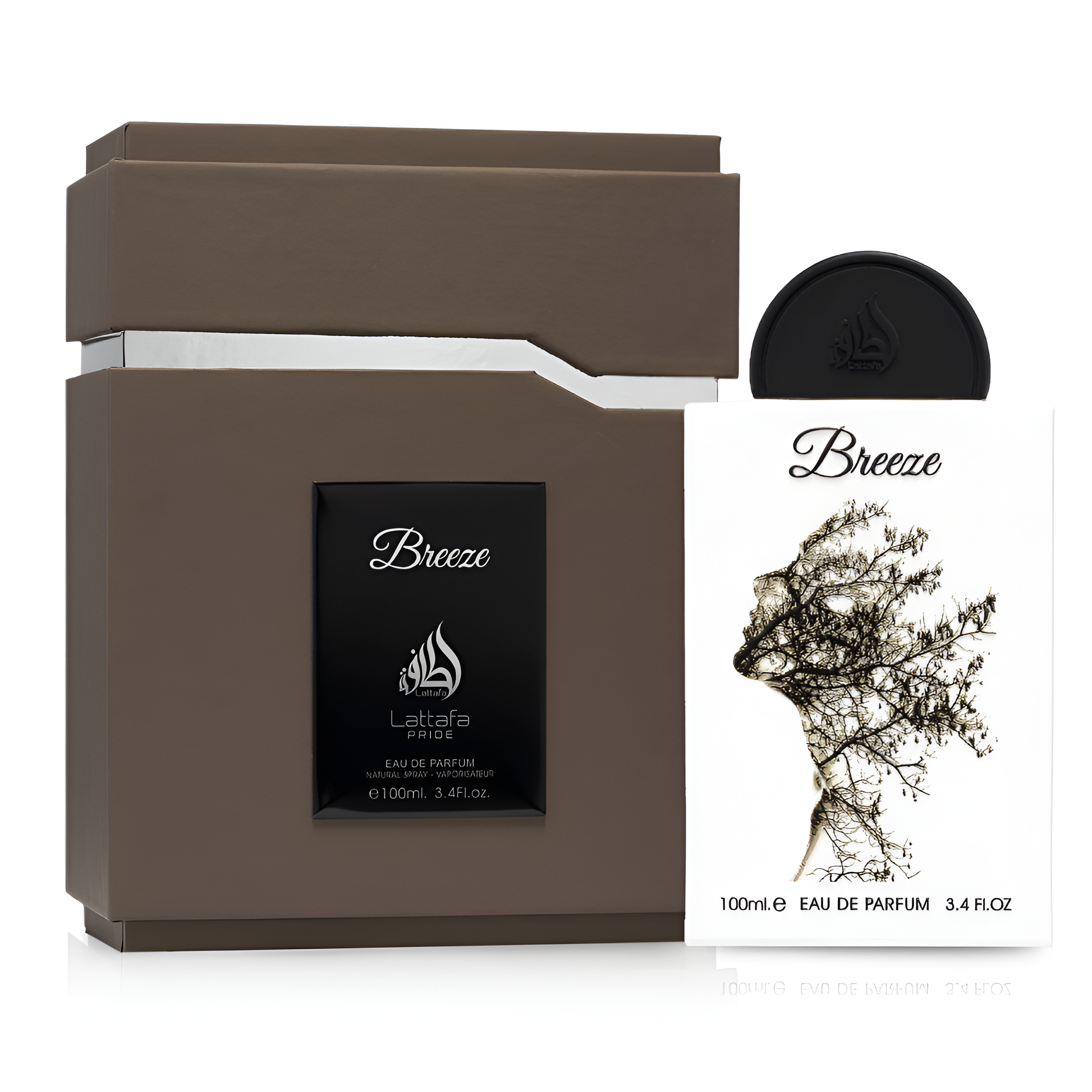 LATTAFA BREEZE bottle and box details by Lattafa | تفاصيل زجاجة وعبوة LATTAFA BREEZE من لطافة