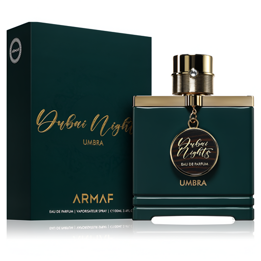 ARMAF DUBAI NIGHTS UMBRA bottle and box details by Armaf | تفاصيل زجاجة وعبوة ARMAF DUBAI NIGHTS UMBRA من أرماف